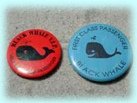 Black Whale Pins